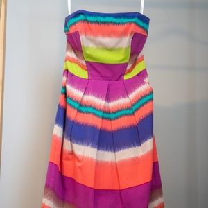 Shoshanna Strapless Dress with Pockets! size 0